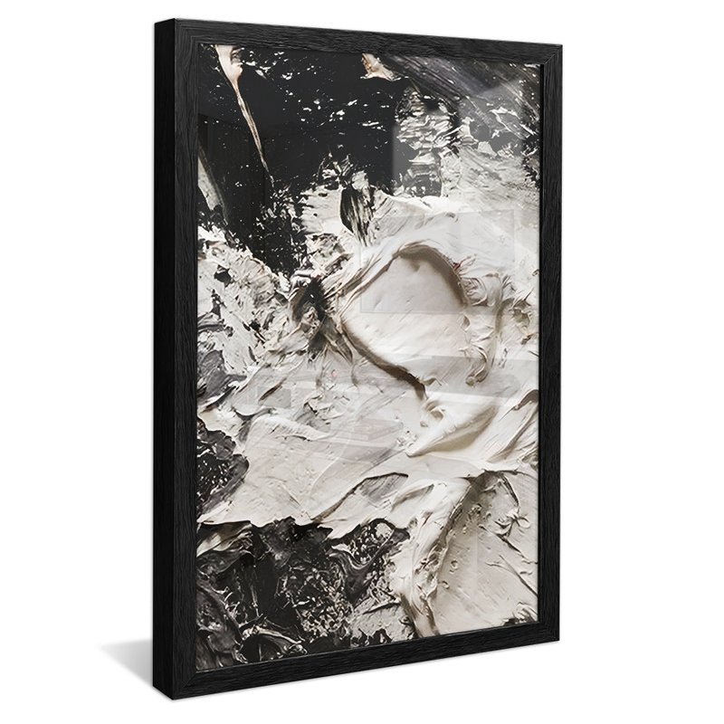 Abstract Mass with 3d Painting Canvas