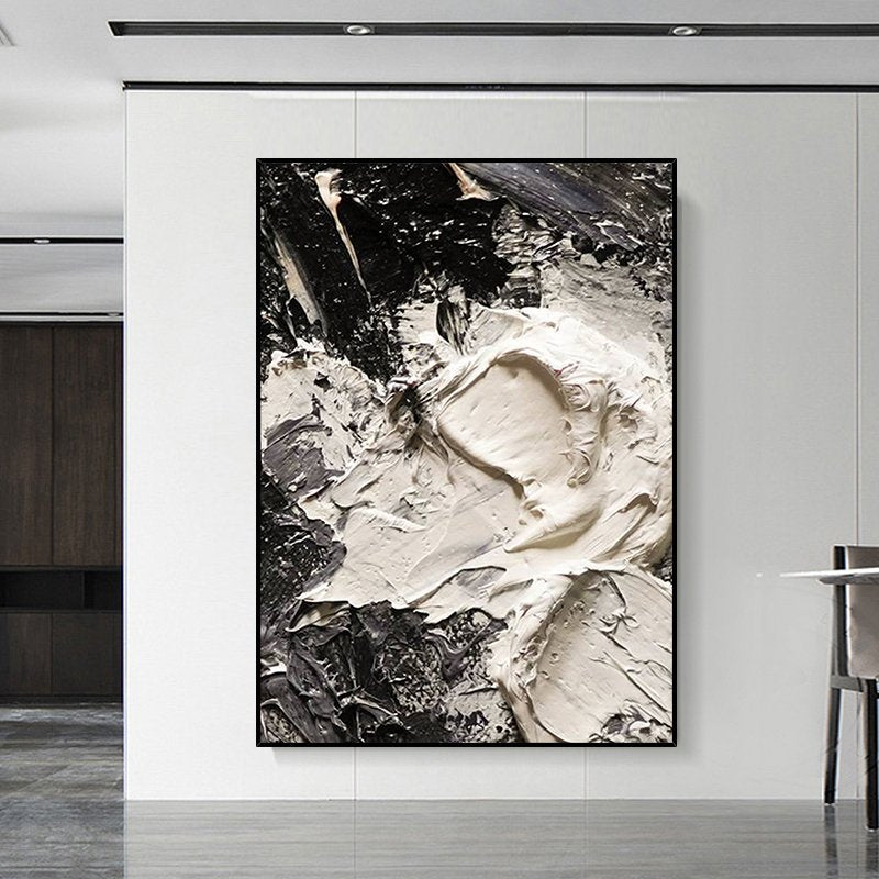 Abstract Mass with 3d Painting Canvas