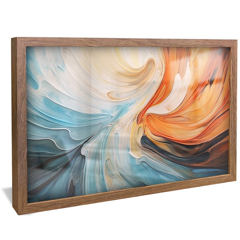 Abstract Oil Colors V1037 Canvas