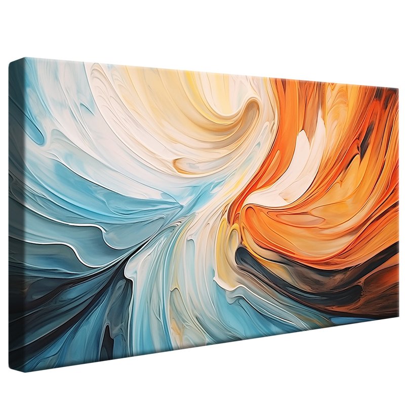 Abstract Oil Colors V1037 Canvas
