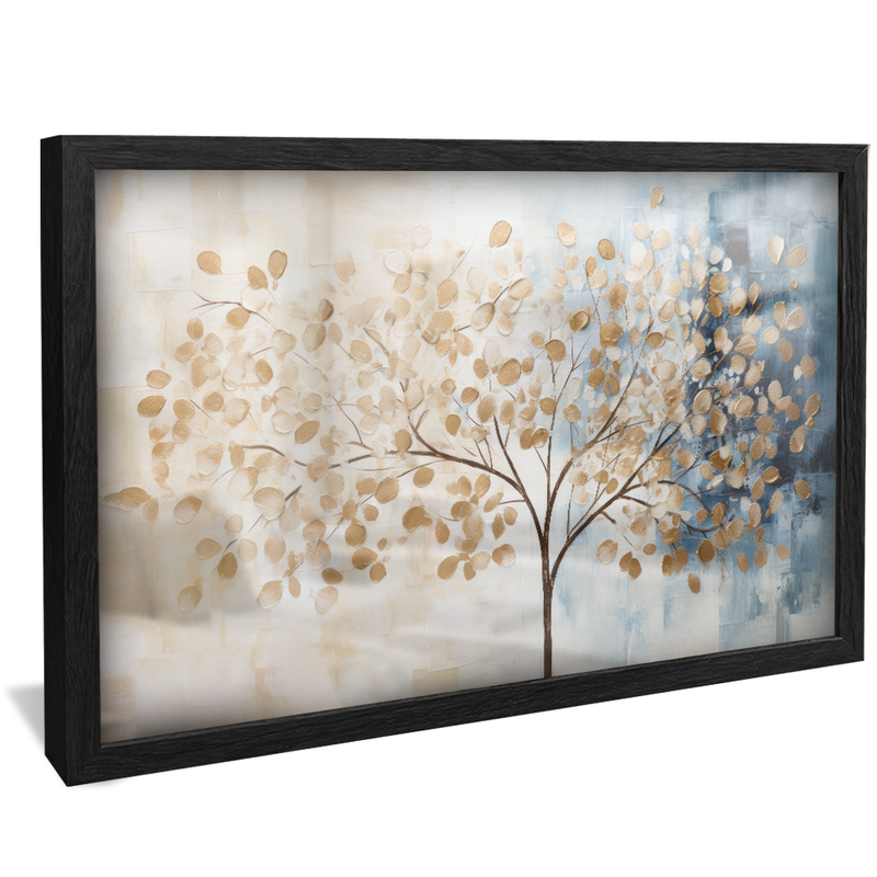 Abstract Tree with Gold Leaves V912 Canvas
