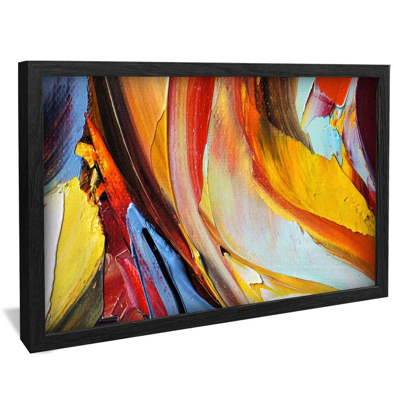 Abstract Warm Shades V2007 Canvas