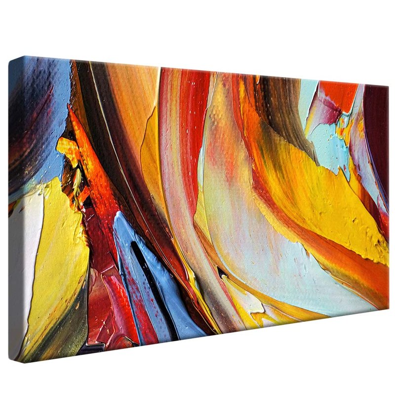 Abstract Warm Shades V2007 Canvas