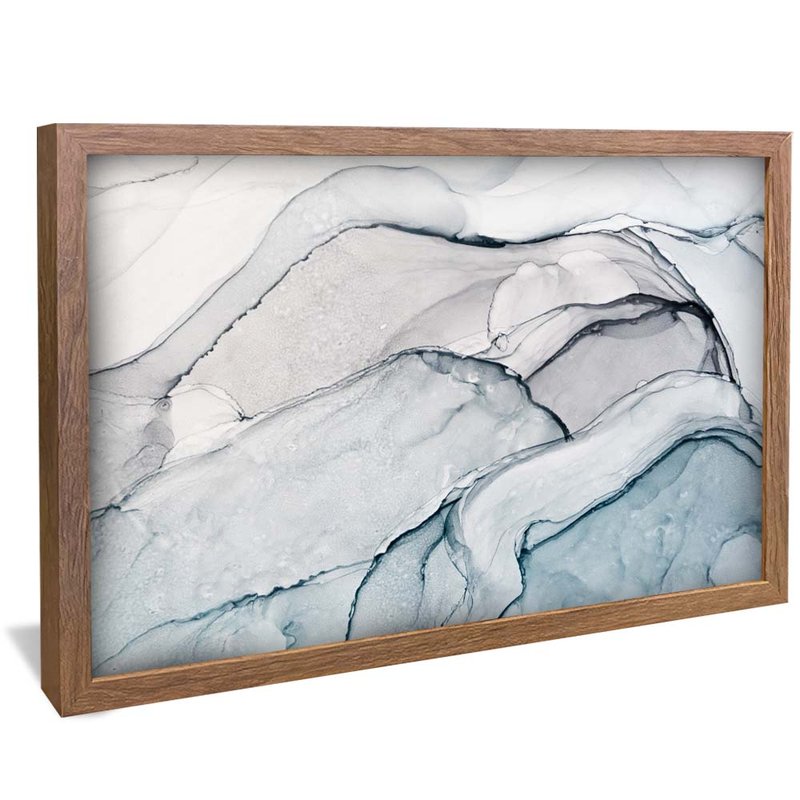 Abstract White Marble V1728 Canvas