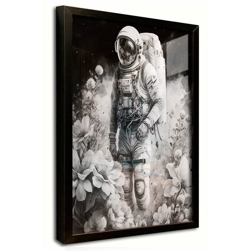 Astronaut Flores Canvas