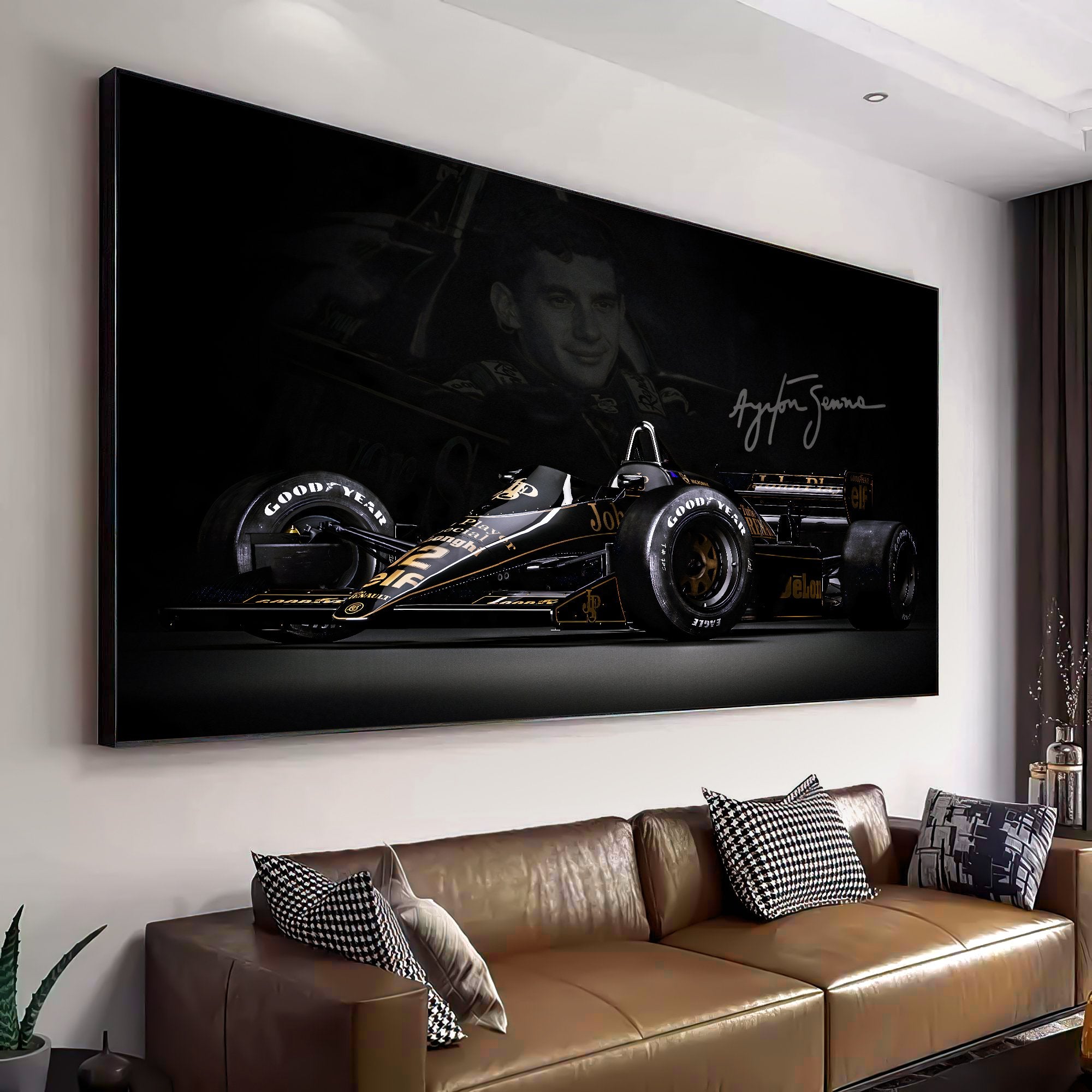 Ayrton Senna Canvas