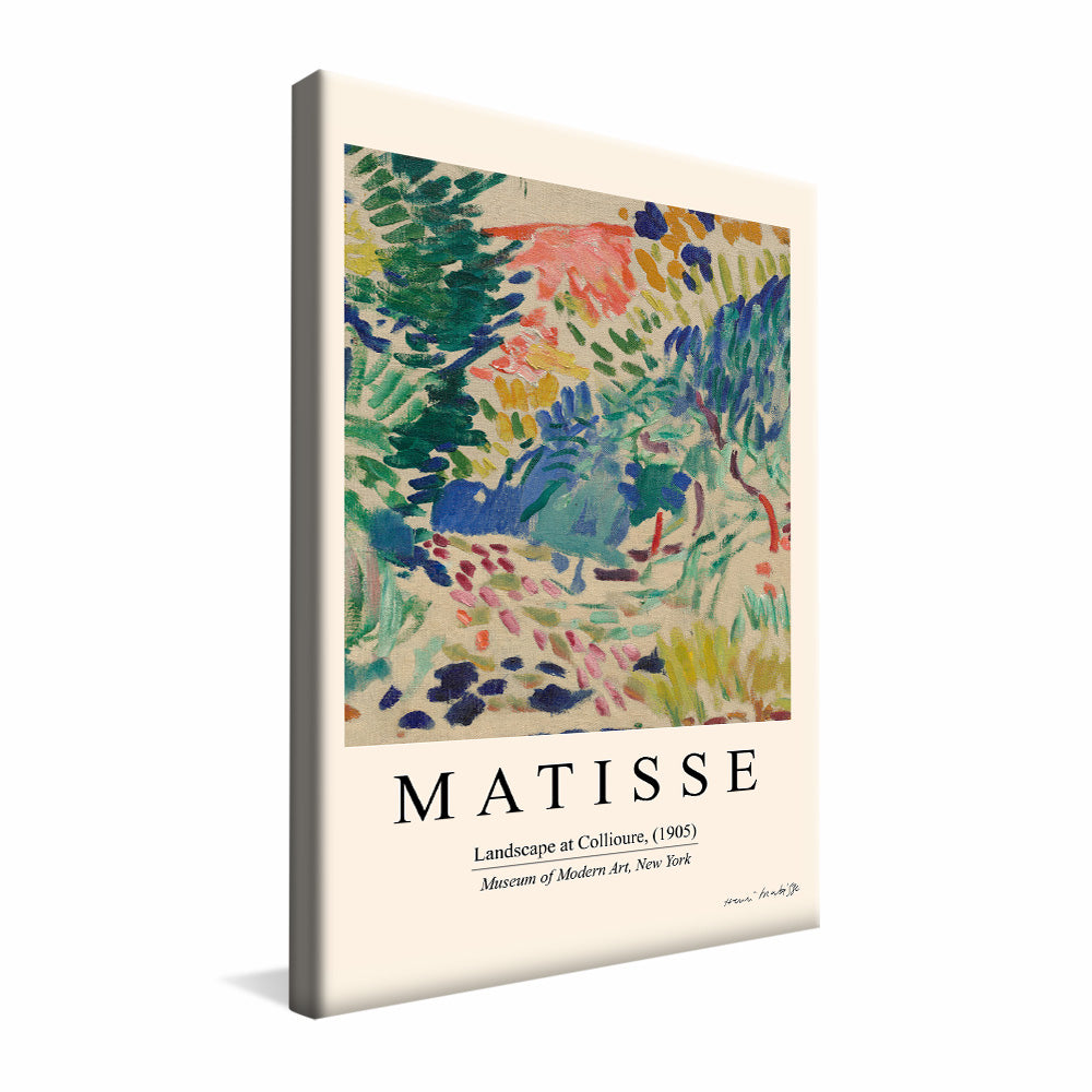 Henri Matisse Landscape at Collioure V2392 Canvas