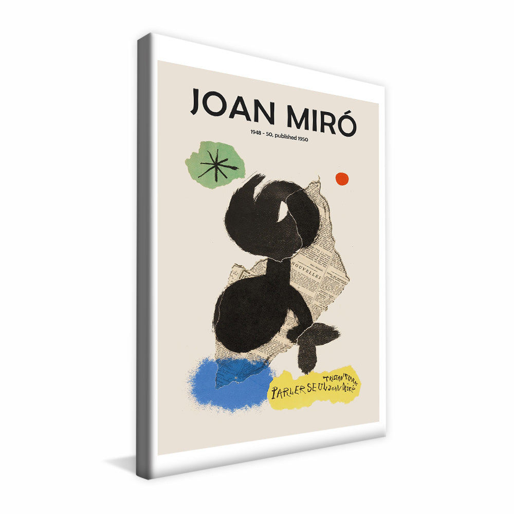 Joan Miro Parler Seul V2403 Canvas