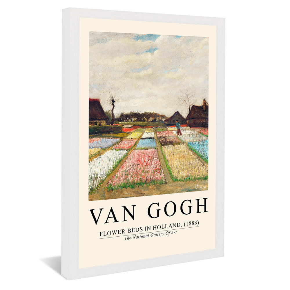 Van Gogh Flowers beds in Holland V2398 Canvas
