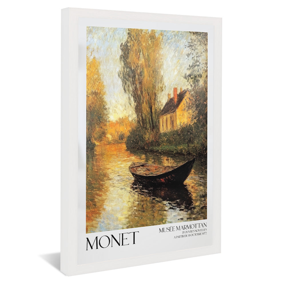 Claude Monet Cottage by the River V450 Canvas