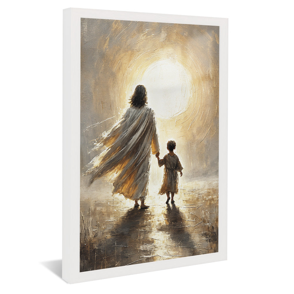 Jesus and the Child Painting V2439 Canvas