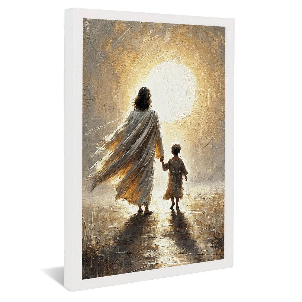 Jesus and the Child Painting V2439 Canvas