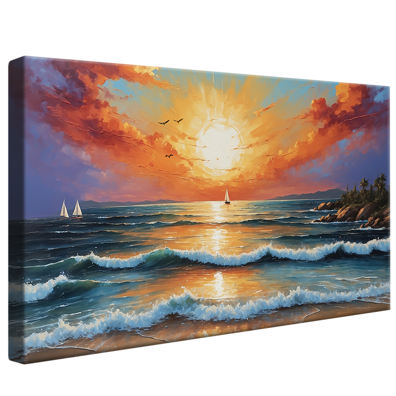 Beach V1481 Canvas