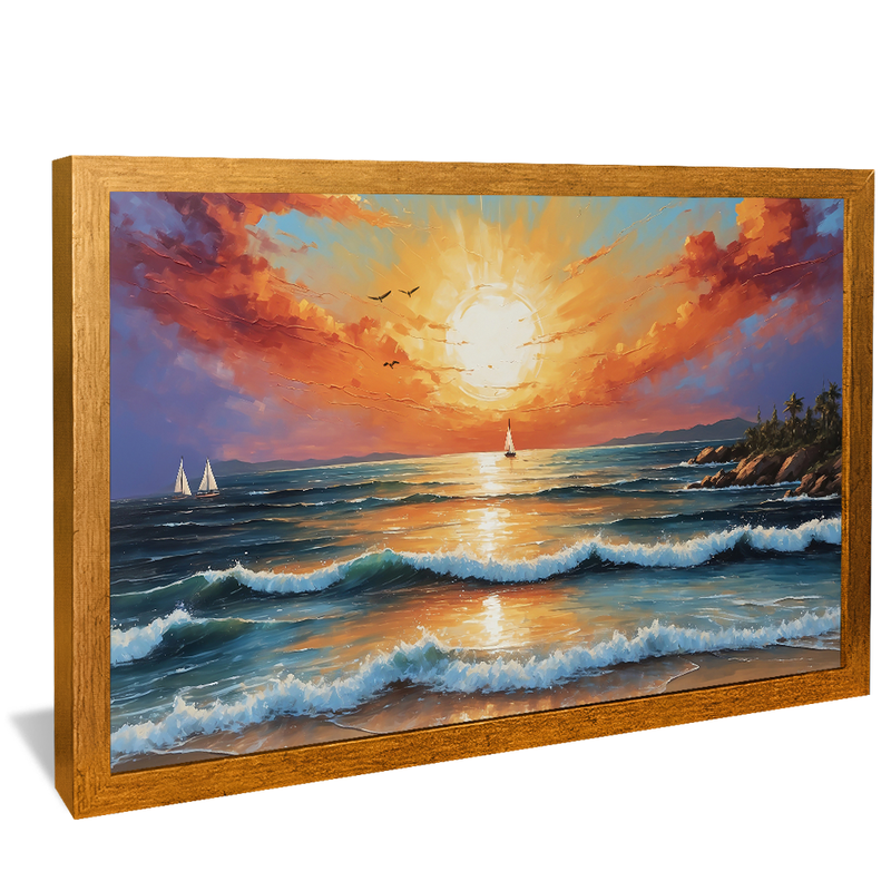 Beach V1481 Canvas