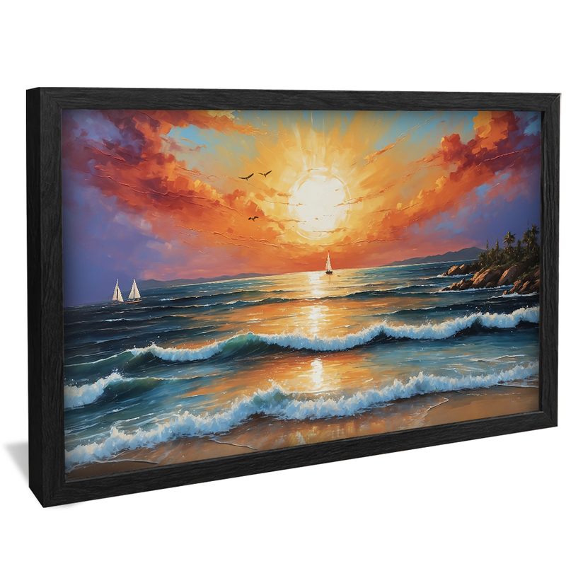 Beach V1481 Canvas