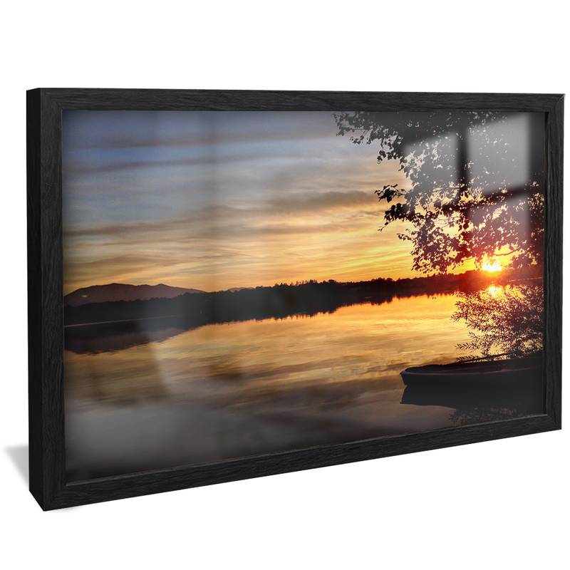 Beautiful Sunset in Lake V1572 Canvas