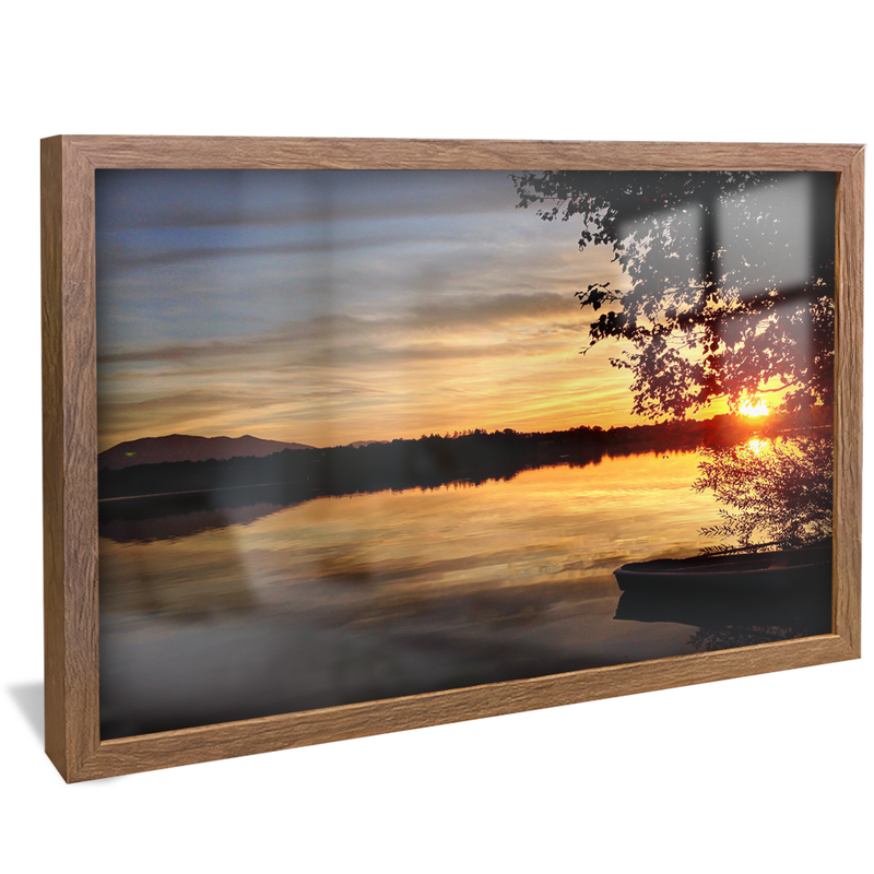 Beautiful Sunset in Lake V1572 Canvas