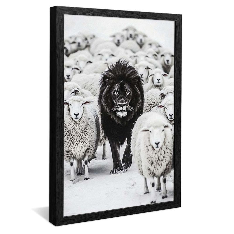 Black Lion and Ovelhas V2014 Canvas