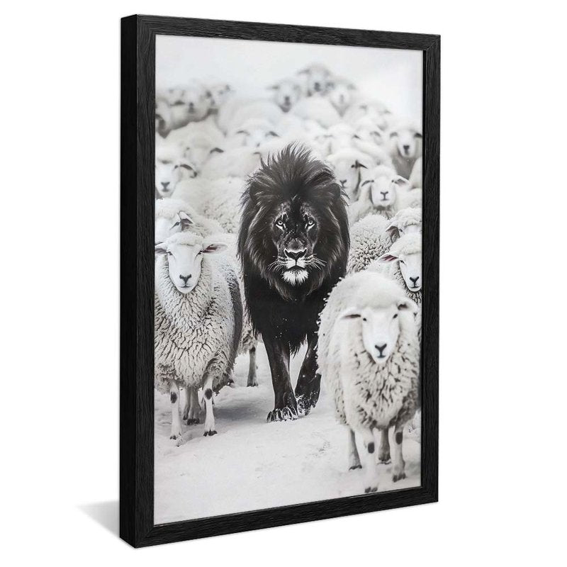 Black Lion and Ovelhas V2014 Canvas
