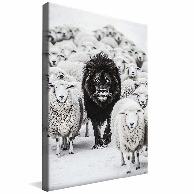 Black Lion and Ovelhas V2014 Canvas