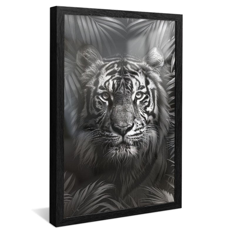 Black and White Jungle Tiger V1981 Canvas
