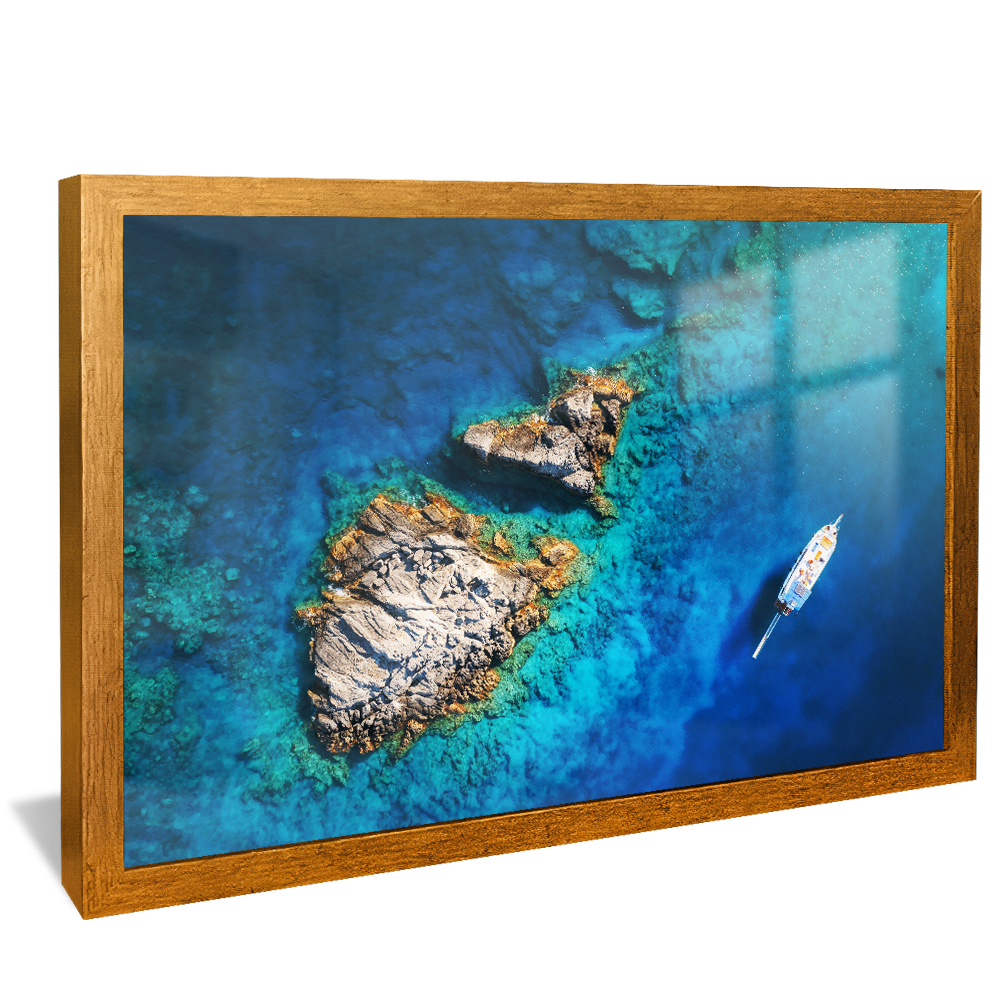 Boat in the Ocean Canvas V1033