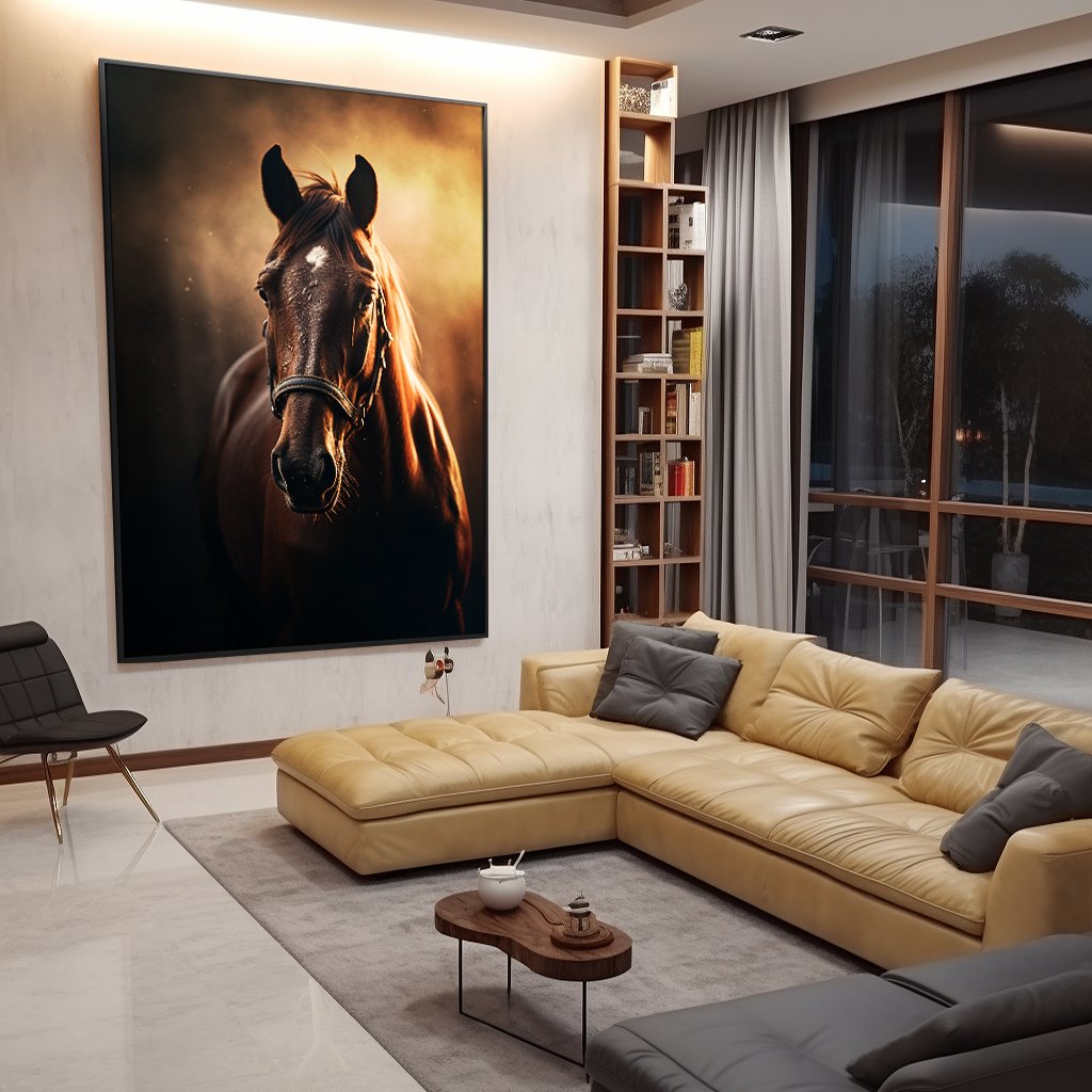 Brown Horse Canvas