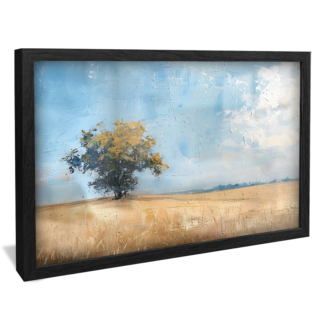 Brushstrokes Linen Fields V1205 Canvas