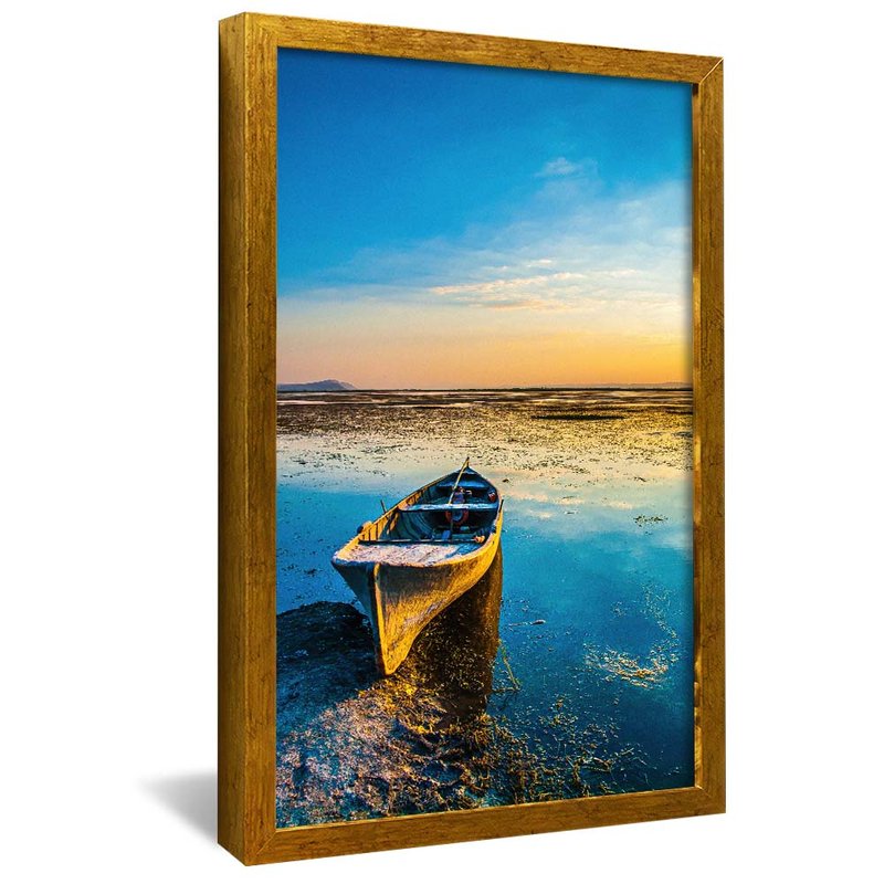 Canoe on the Coast V1885 Canvas