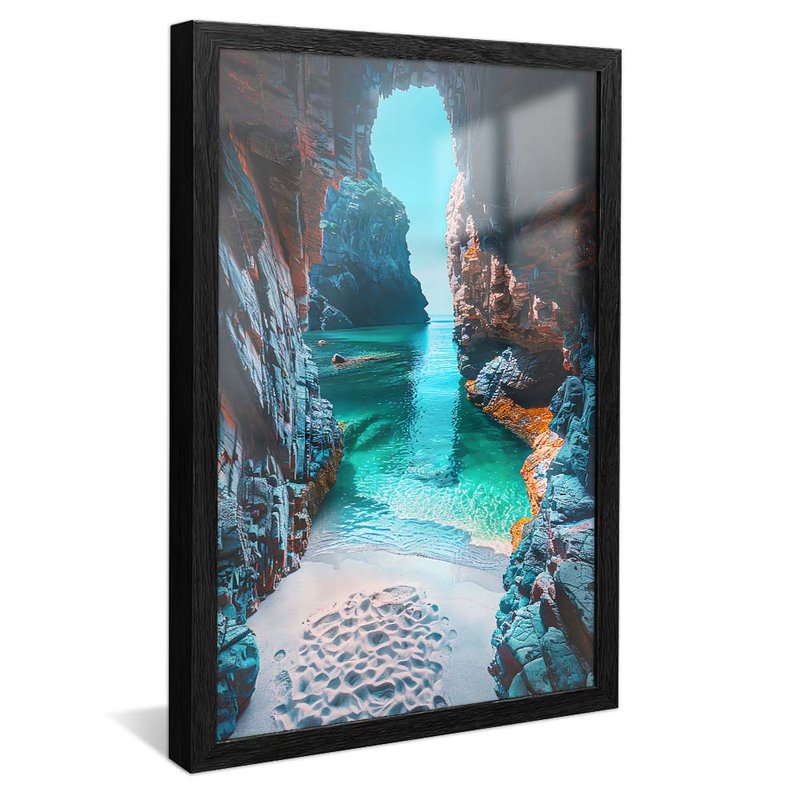 Cave and Beach V1808 Canvas