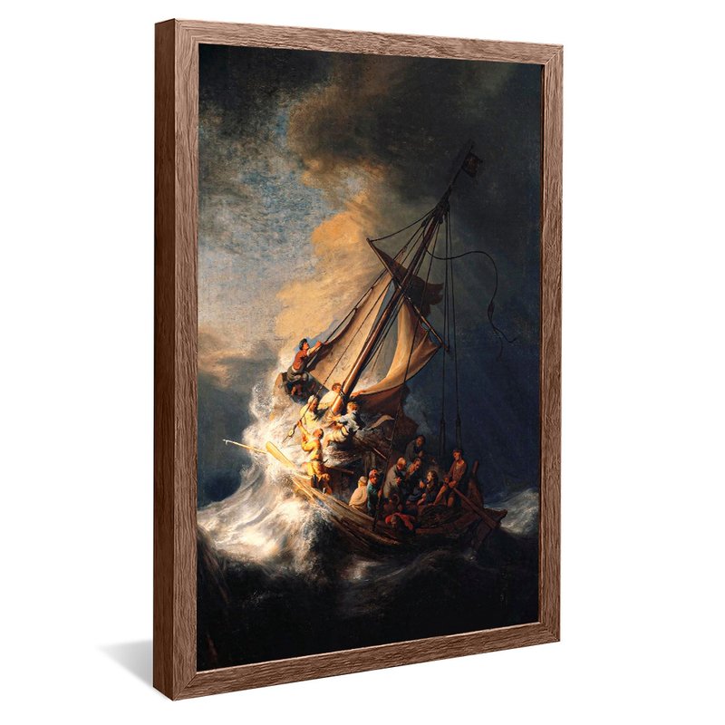 Christ in the Storm of the Sea of galilee of Rembrandt V1134 Canvas