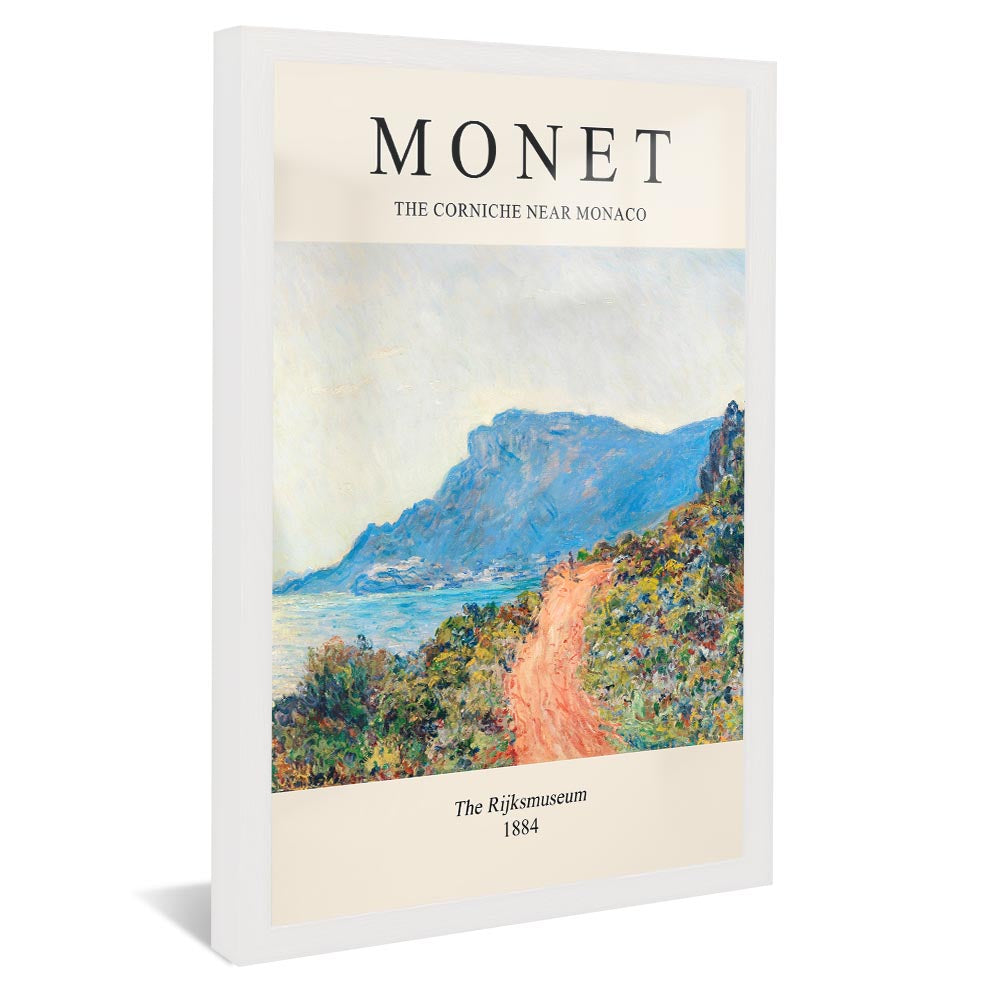 Claude Monet The Corniche Near Monaco V2380 Canvas