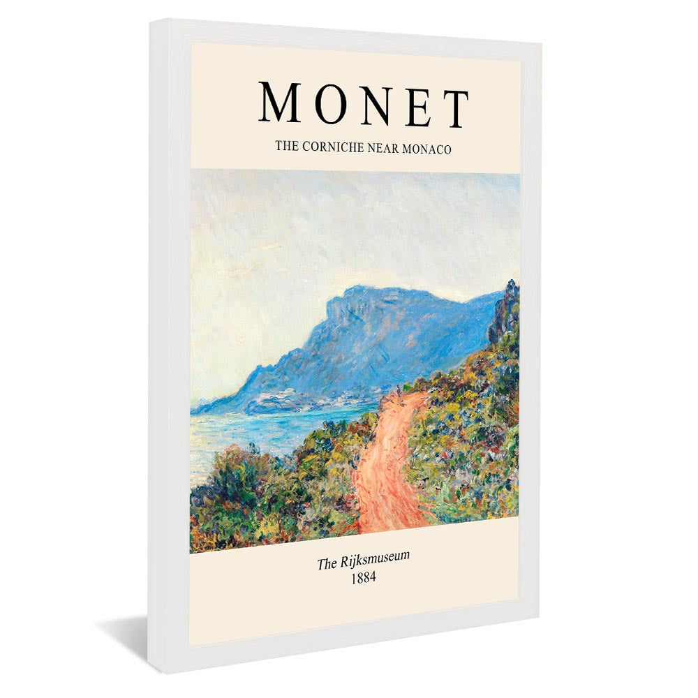 Claude Monet The Corniche Near Monaco V2380 Canvas
