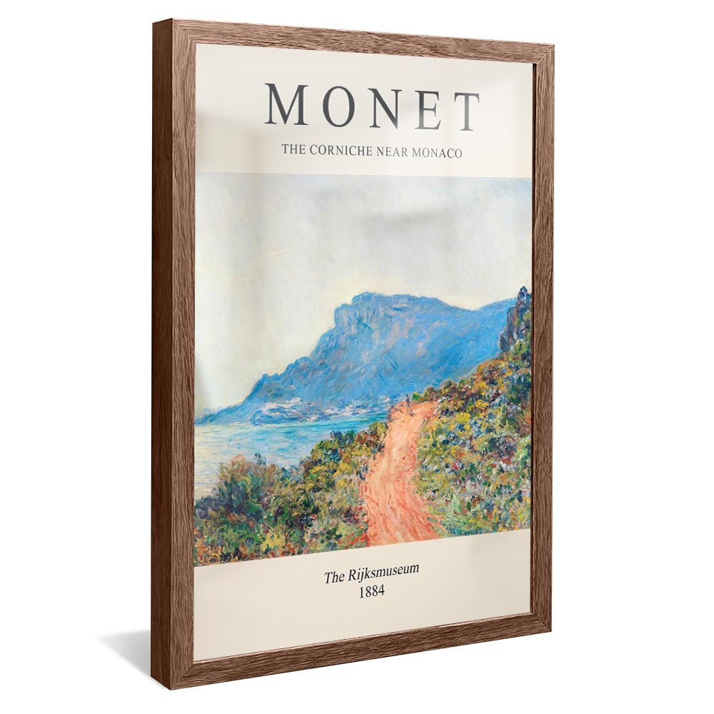 Claude Monet The Corniche Near Monaco V2380 Canvas