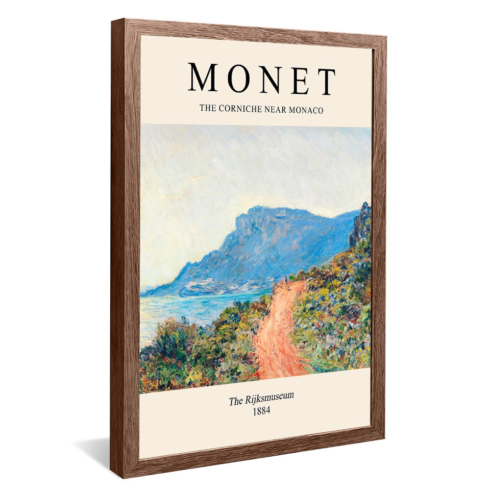 Claude Monet The Corniche Near Monaco V2380 Canvas