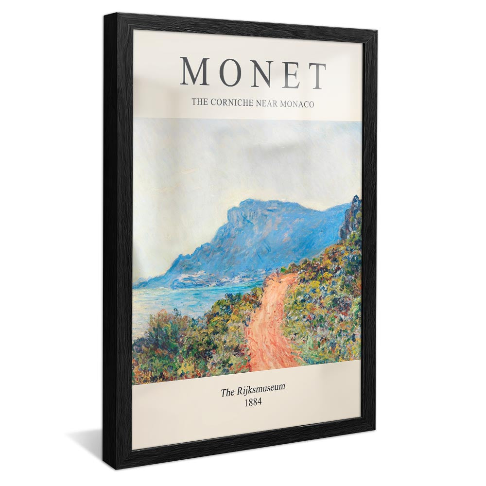 Claude Monet The Corniche Near Monaco V2380 Canvas