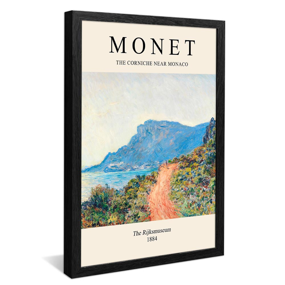 Claude Monet The Corniche Near Monaco V2380 Canvas