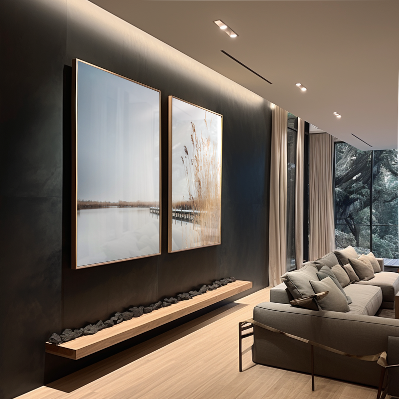 2 Pieces Clean Landscape Canvas V655