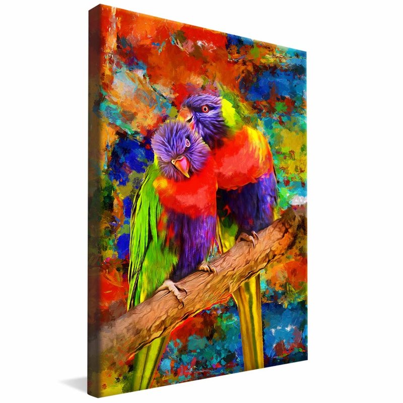 Colorful Canarinhos V1695 Canvas
