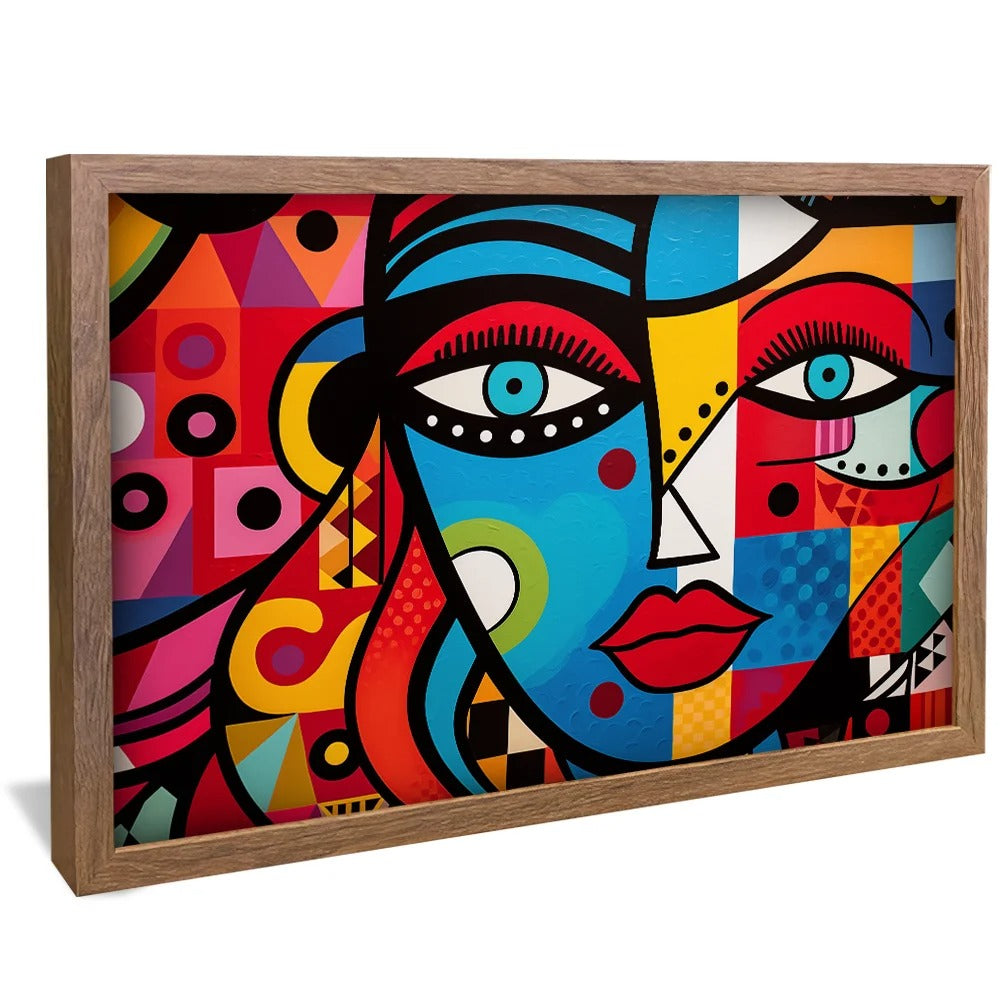 Colorful Face Canvas