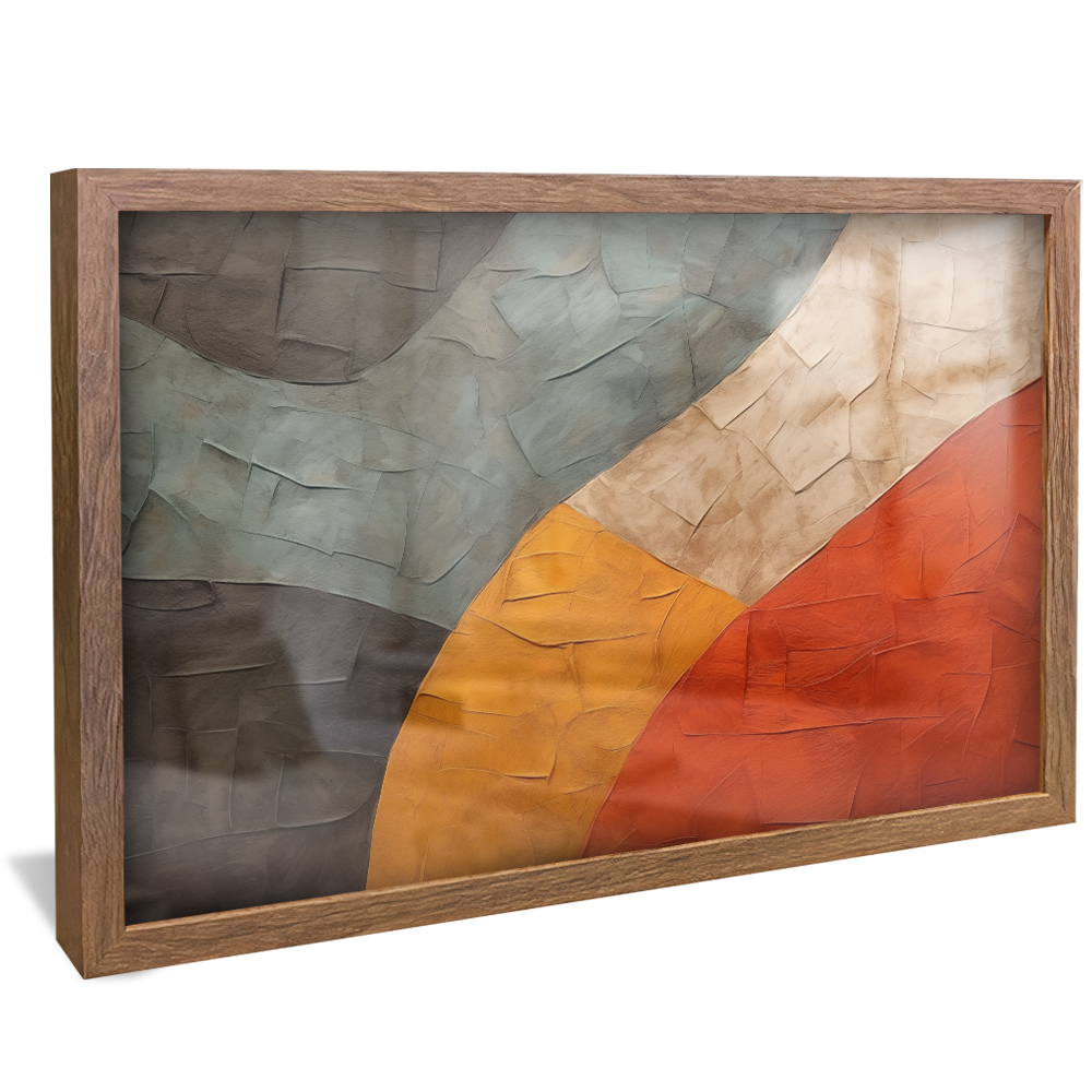 Colorful Mosaic Brushstrokes Canvas V1008