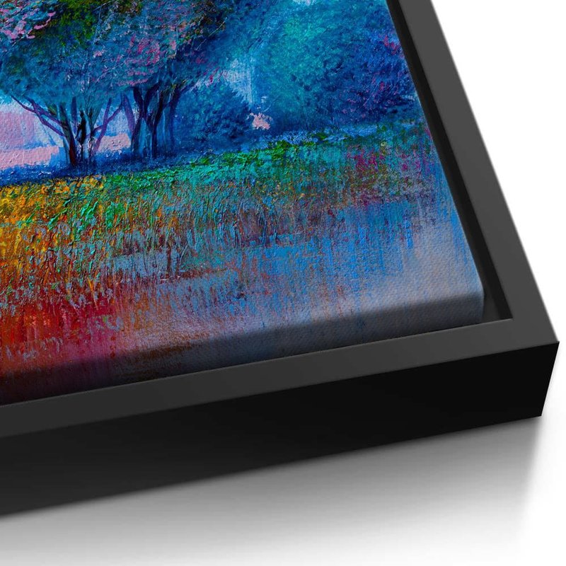 Colorful Trees Kit 3 Screens Canvas