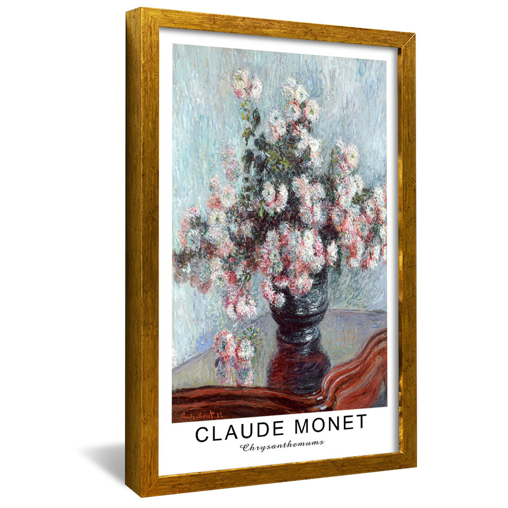 Claude Monet Chrysanthemums V2466 Canvas