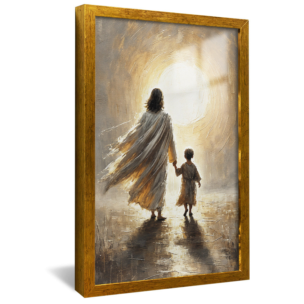Jesus and the Child Painting V2439 Canvas