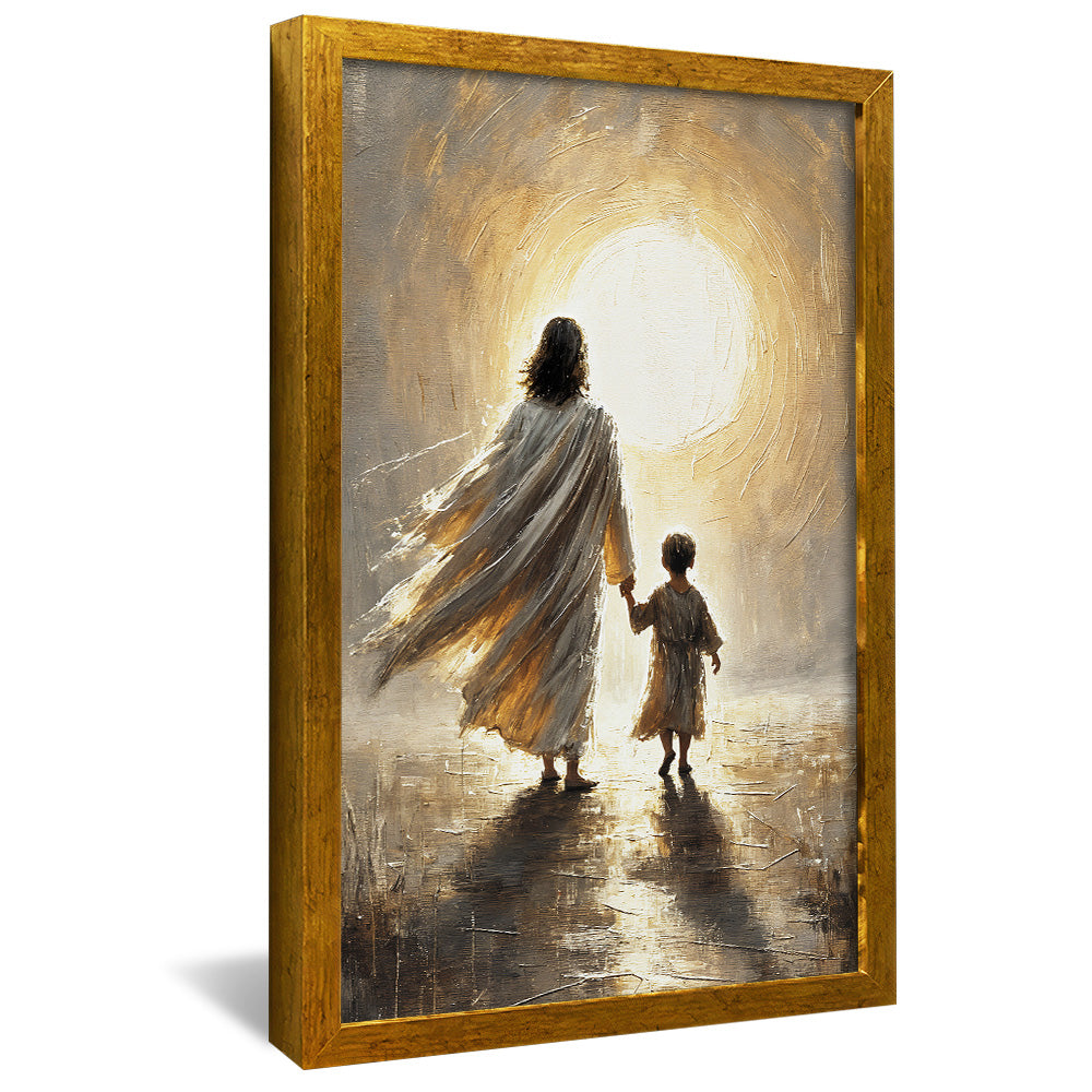 Jesus and the Child Painting V2439 Canvas