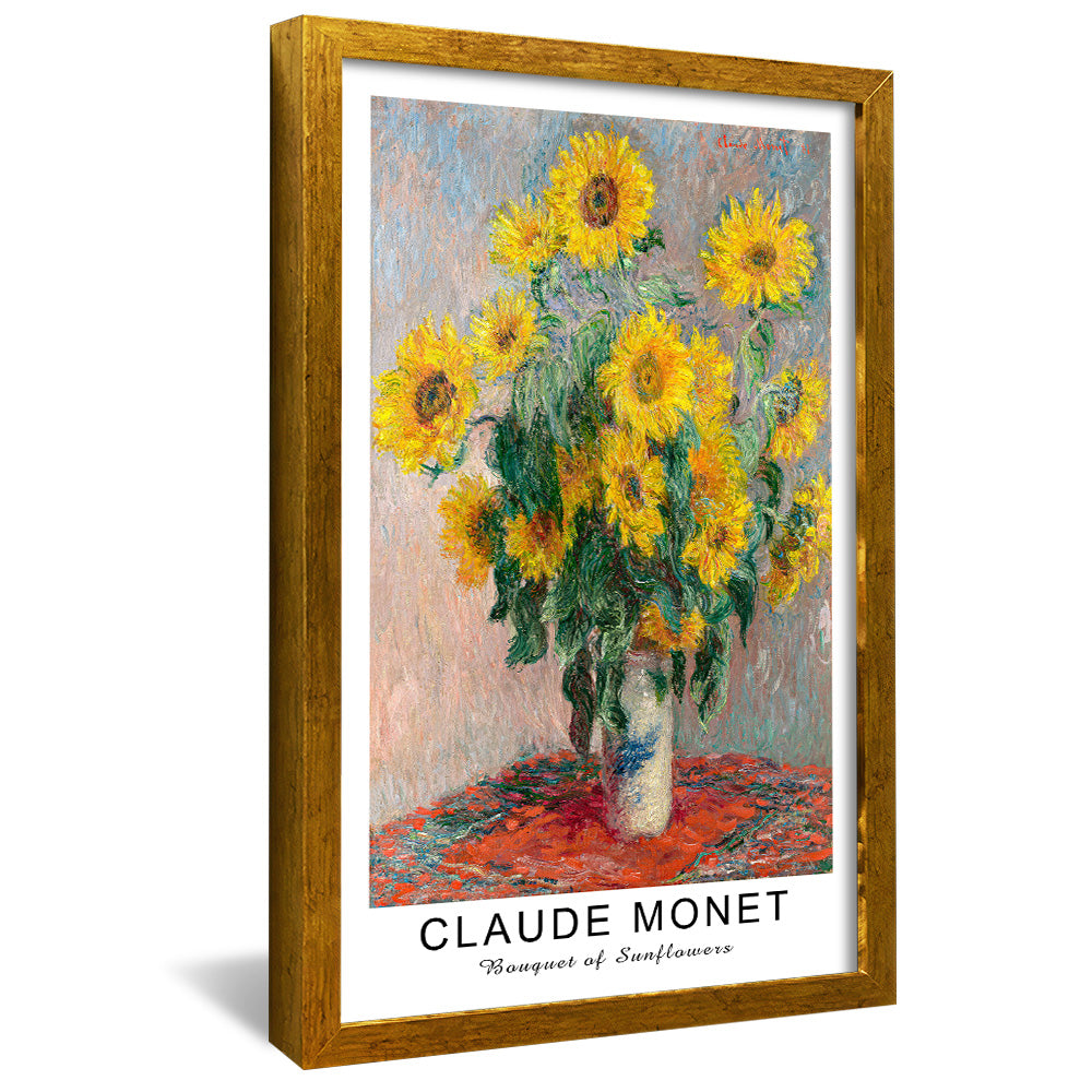 Claude Monet Bouquet of Sunflowers V2465 Canvas