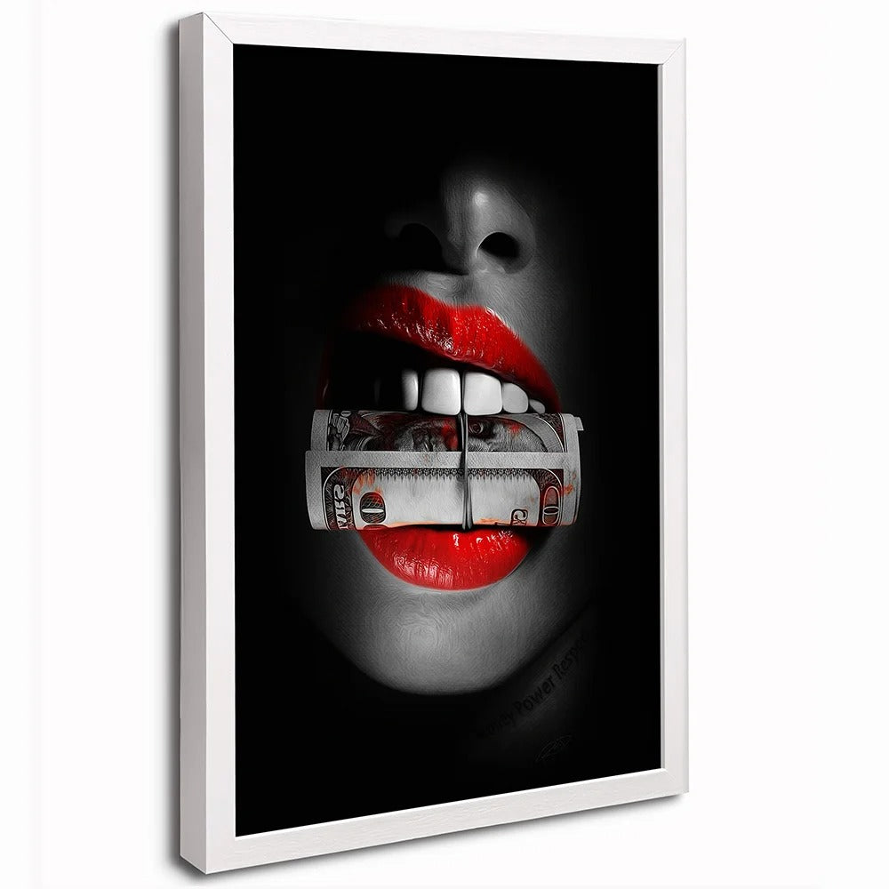 Dollar Kiss Canvas