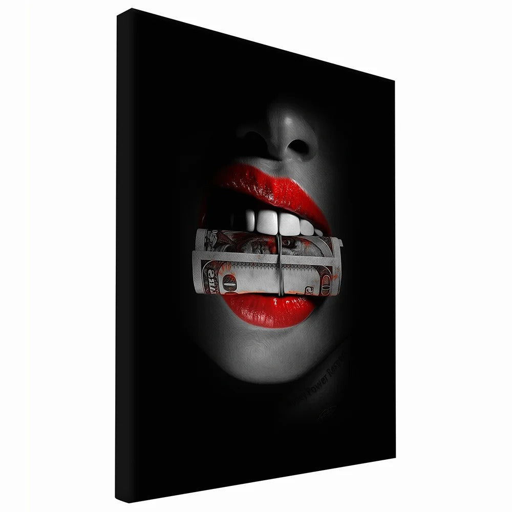 Dollar Kiss Canvas