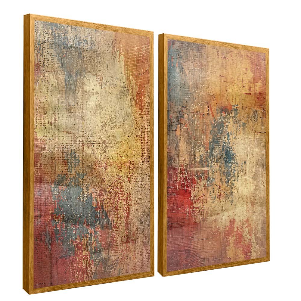 Duo Anger Abstract Canvas