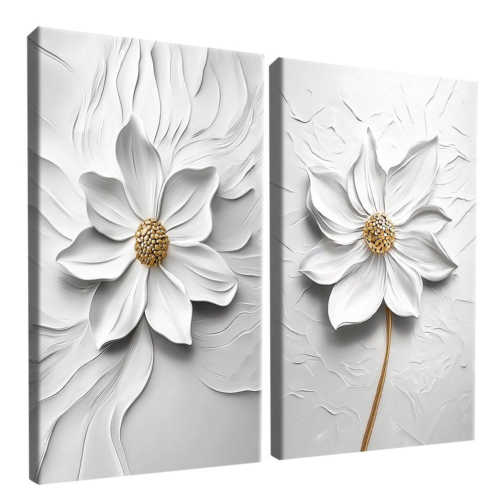 Duo Floral Milk in Pasture V2117 Canvas